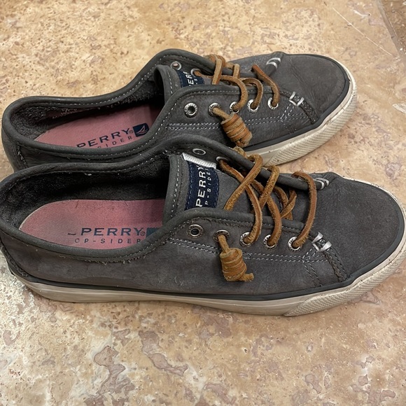 Sperry leather Crest Vibe in grey 5.5 - Picture 4 of 6